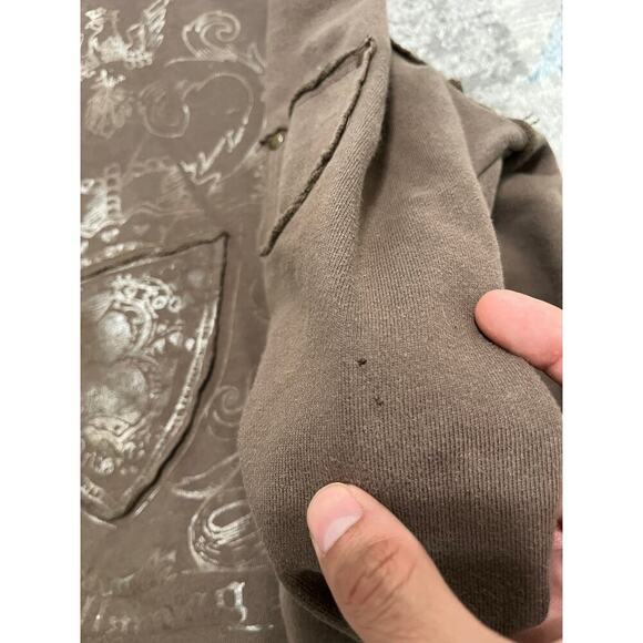 Billabong Y2K Regency Brown Distressed Jacket - Picture 8 of 8